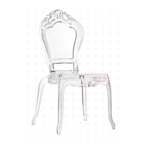 Chaise transparente contemporaine