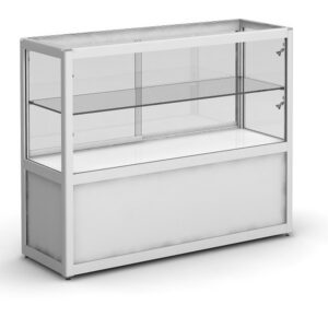 Vitrine Luna  rectangulaire blanche