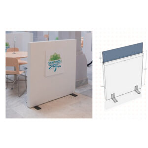 Cloison de séparation en plexiglas