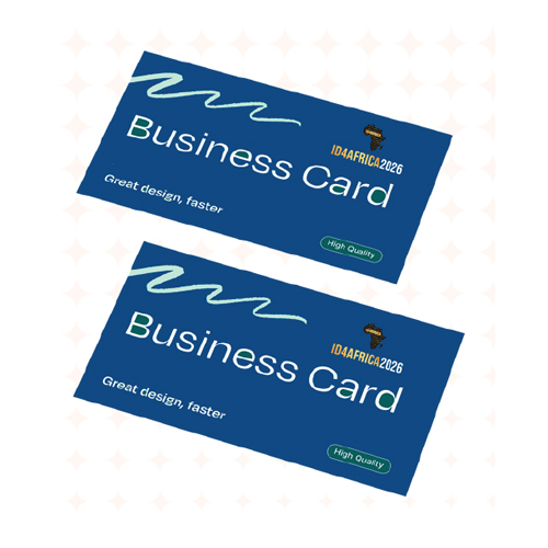 Carte de visite 9x5 cm des deux côtés - Vernis sélectif (100)