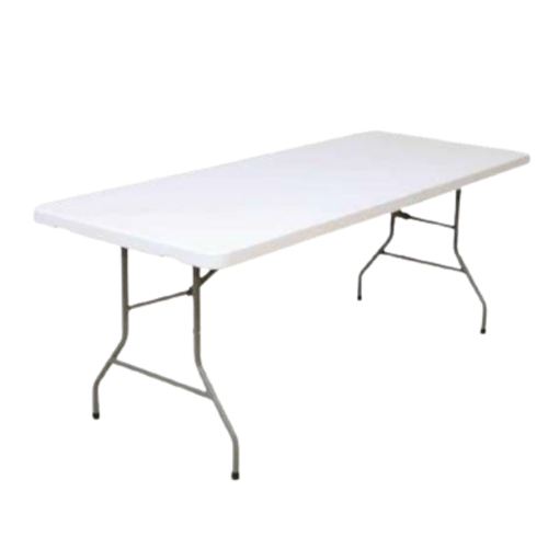Table rectangulaire avec nappe (pour 8-10)