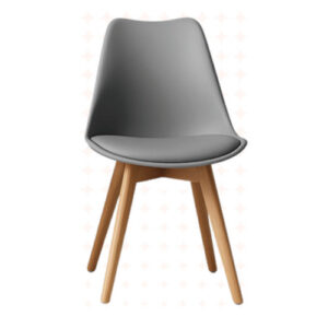 Chaise grise scandinave