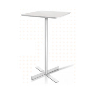 Table haute blanche