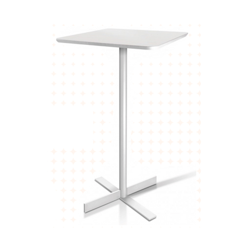 Table haute blanche