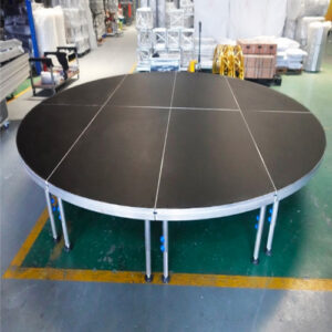 Estrade de scène modulaire ronde
